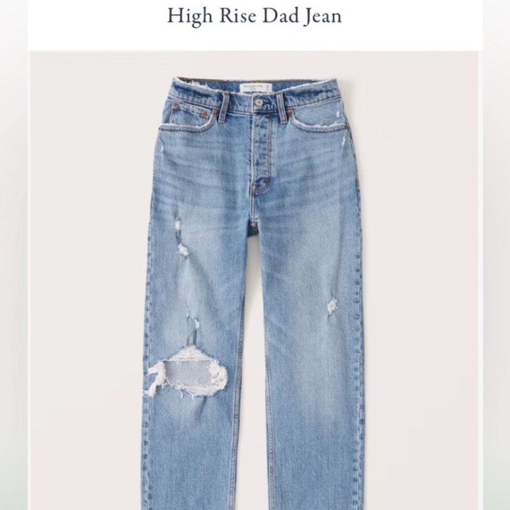 Abercrombie and Fitch curve love The Dad jeans Size 30/10 R